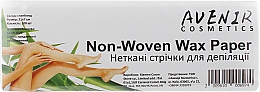 Düfte, Parfümerie und Kosmetik Enthaarungsstreifen - Avenir Cosmetics Non-Woven Wax Paper