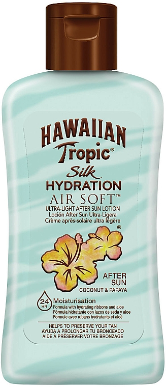 Feuchtigkeitsspendende After Sun Lotion mit Kokosnuss und Papaya - Hawaiian Tropic Silk Hydration Air Soft After Sun — Bild N1