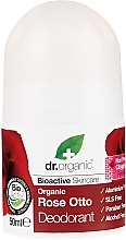 Düfte, Parfümerie und Kosmetik Deo Roll-on mit Rosenöl - Dr. Organic Bioactive Skincare Rose Otto Deodorant