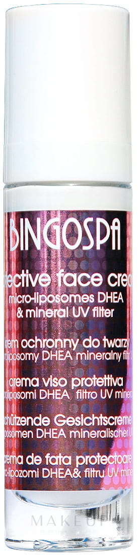 Gesichtsschutzcreme mit mineralischem UV-Filter - BingoSpa Artline Soothing Protective Cream — Bild 50 g