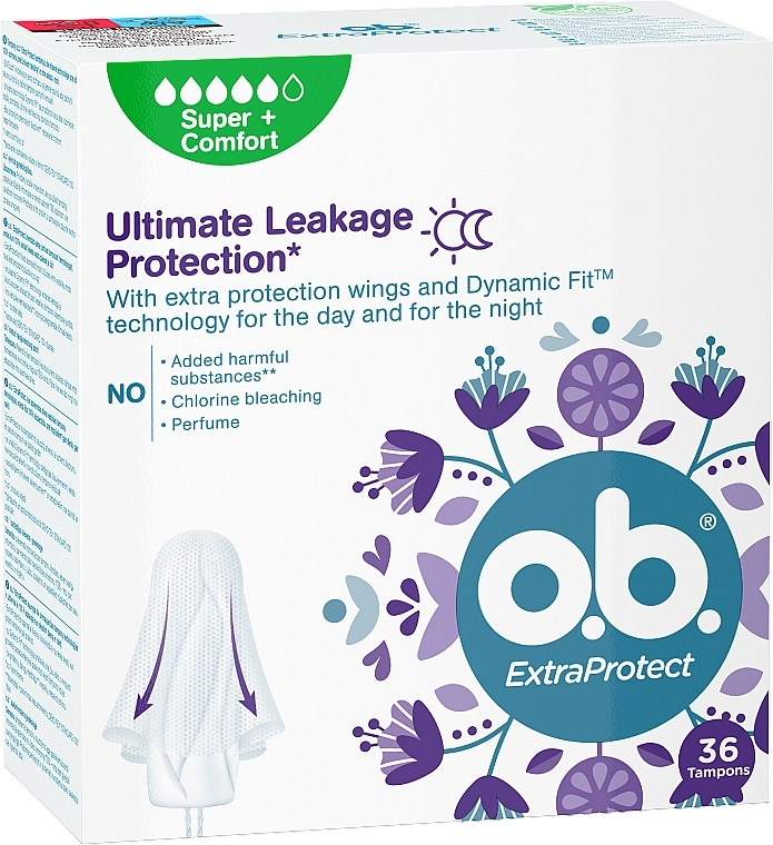 Tampons 36 St. - O.b. ExtraProtect Super + — Bild N1