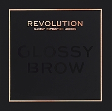 Augenbrauen-Set - Makeup Revolution Glossy Brow Kit — Bild N2