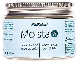 Düfte, Parfümerie und Kosmetik Feuchtigkeitsspendende Fußcreme - MiaCalnea Moisturizing Foot Cream