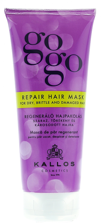 Regenerierende Haarmaske - Kallos Cosmetics Gogo Repair Conditioner For Dry Hair — Foto N1