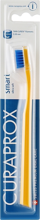Kinder-Zahnbürste CS Smart 5+ orange mit blauen Borsten - Curaprox — Bild N1