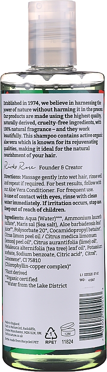 Verjüngendes Shampoo mit Aloe Vera für normales und trockenes Haar - Faith In Nature Aloe Vera Shampoo — Bild N2