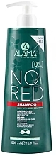 Anti-Rot-Shampoo für mittel- bis dunkelbraunes Haar  - Alama No Red Shampoo — Bild N1