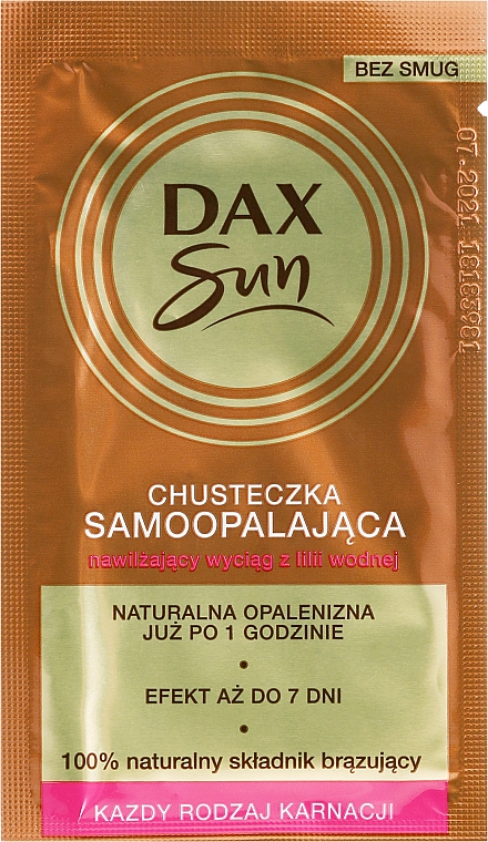 Selbstbräunungstuch - Dax Sun Handkerchief Self-Tanning Towelette