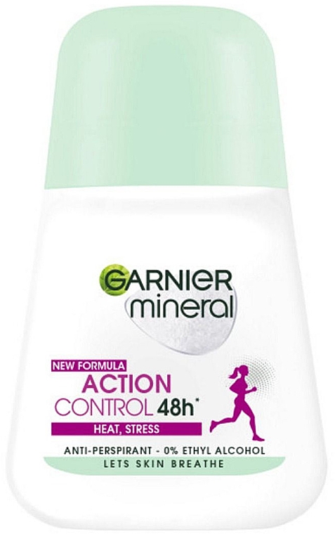 Deo Roll-on Antitranspirant Active Control - Garnier Mineral Action Control 48h Deodorant — Bild N1