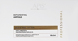 Düfte, Parfümerie und Kosmetik Depigmentierungsampulle mit Alpha-Arbutin 1% - Apis Depiq Pro System Depigmenting Ampoule 