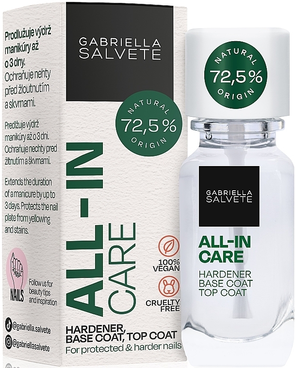 Stärkende Formel für die Nägel - Gabriella Salvete Natural All-In Care  — Bild N1