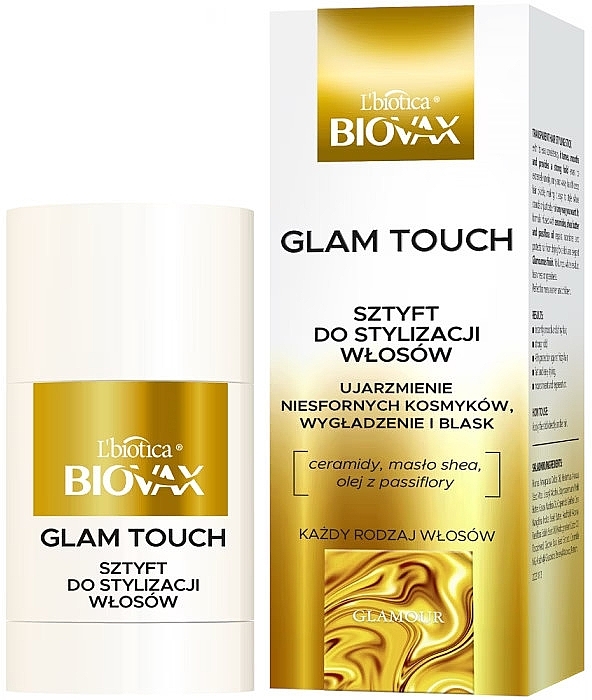 Haarstyling-Stick - L'biotica Biovax Glamour Glam Touch  — Bild N1