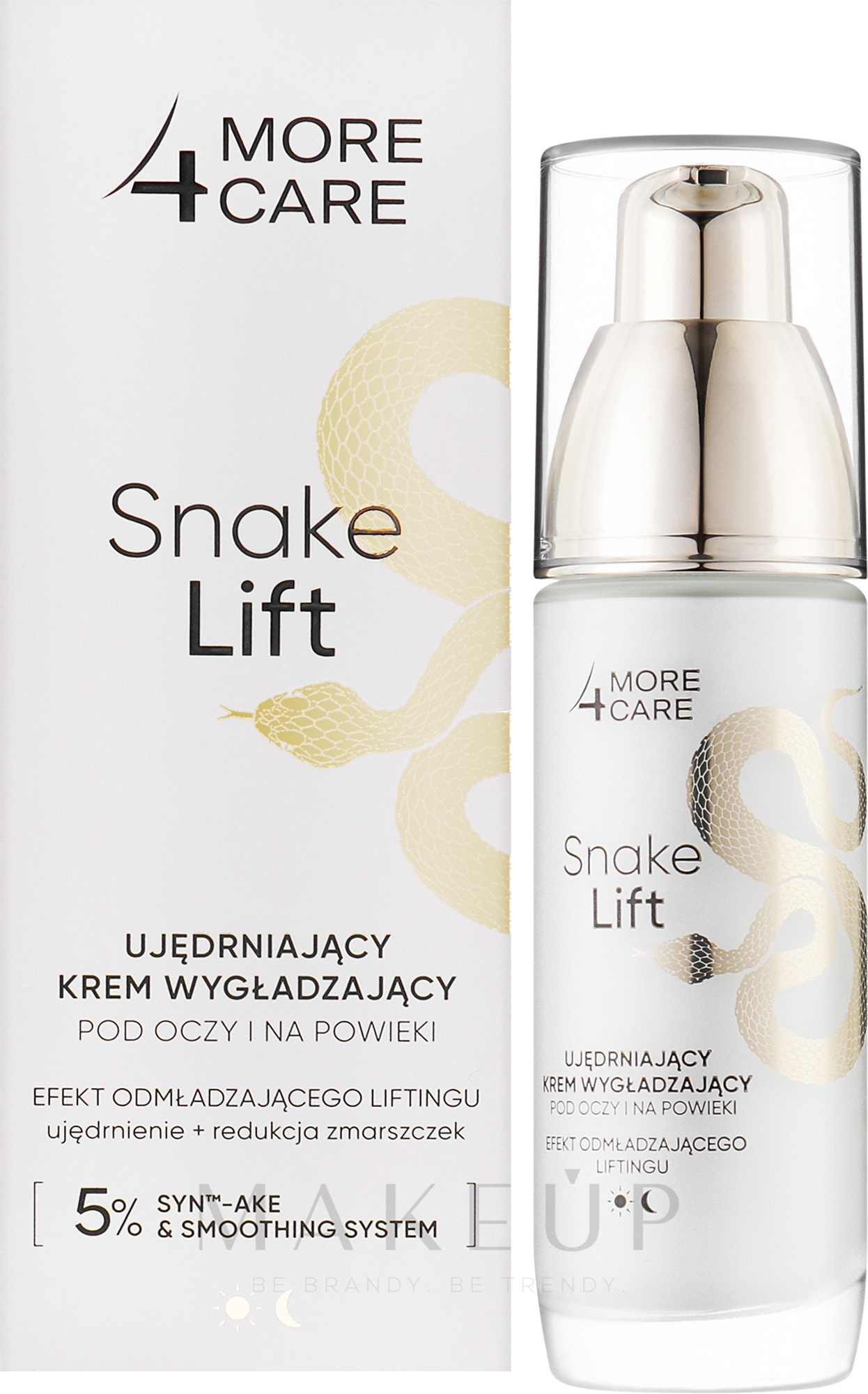 Straffende Augencreme - More4Care Snake Lift Firming Eye Smoothing Cream — Bild 35 ml