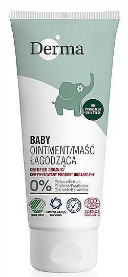 Körperpflegeset für Babys - Derma Eco Baby (Körpercreme 100ml + Salbe 100ml + Shampoo 150ml + Feuchttücher 64St.) — Bild N2