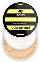 Düfte, Parfümerie und Kosmetik Finishing-Puder gegen Flecken - Kokie Professional Yellow Color Correct Finishing Powder