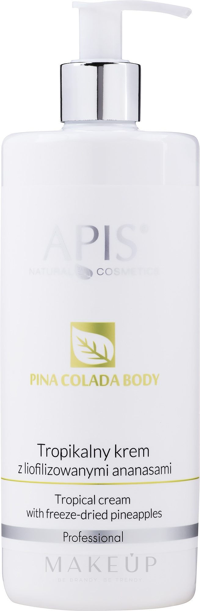 Körpercreme mit gefriergetrockneter Ananas - Apis Professional Pina Colada Body Tropical Cream — Bild 500 ml
