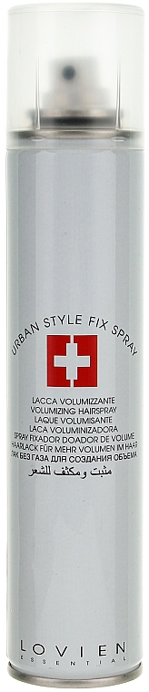 Haarlack "Starker Halt" - Lovien Essential Styling Urban Style Fix Finish Spray — Bild N3