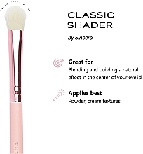 Flacher Lidschattenpinsel - Sincero Salon Classic Shader Brush — Bild N2