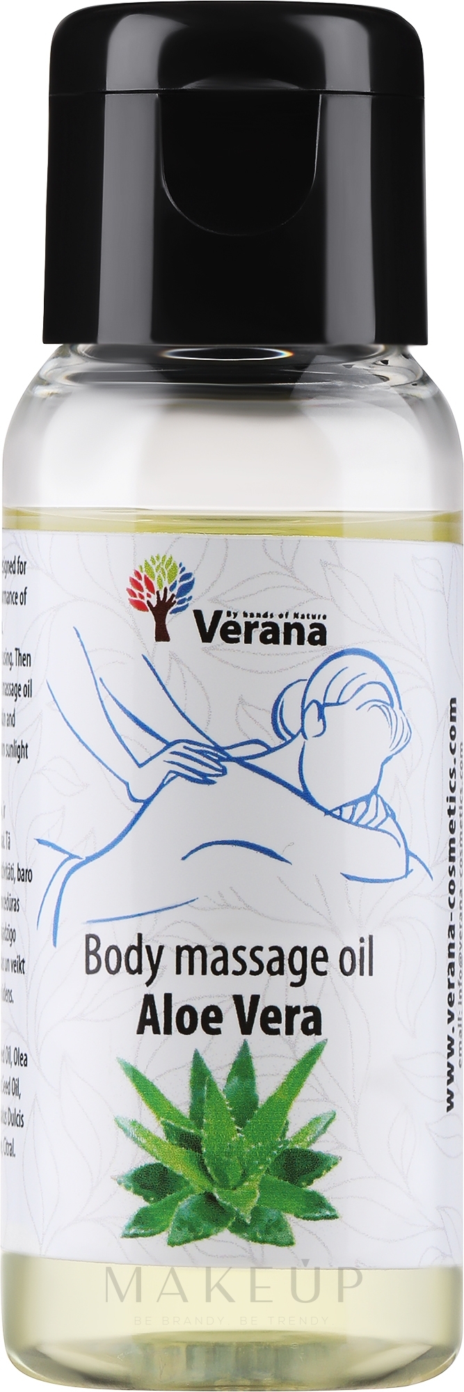Körpermassageöl Aloe Vera - Verana Body Massage Oil  — Bild 30 ml