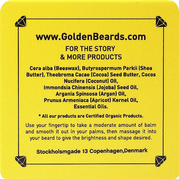 Bartbalsam Big Sur - Golden Beards Beard Balm — Bild N2
