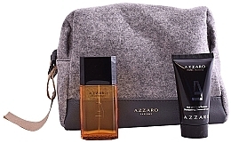 Düfte, Parfümerie und Kosmetik Azzaro Pour Homme - Duftset (Eau de Toilette 30ml + Duschgel 50ml + Kosmetiktasche) 