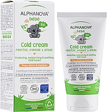Reichhaltige parfümfreie Creme für Gesicht und Körper zur Pflege trockener und sehr trockener Haut - Alphanova Bebe Cold Cream — Bild N2