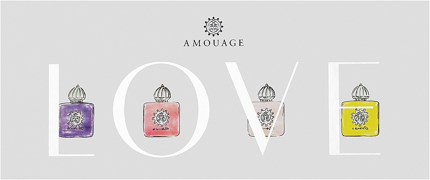 Amouage Love Set - Duftset (Eau de Parfum 4x7,5ml) — Bild N1
