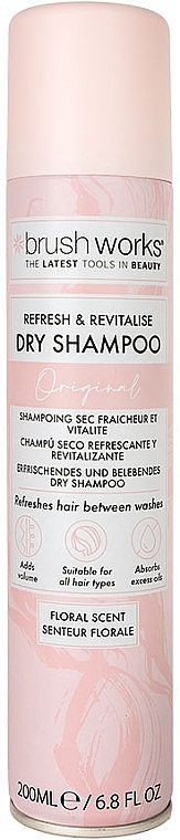 Trockenshampoo - Brushworks Refresh & Revitalise Floral Dry Shampoo — Bild N1