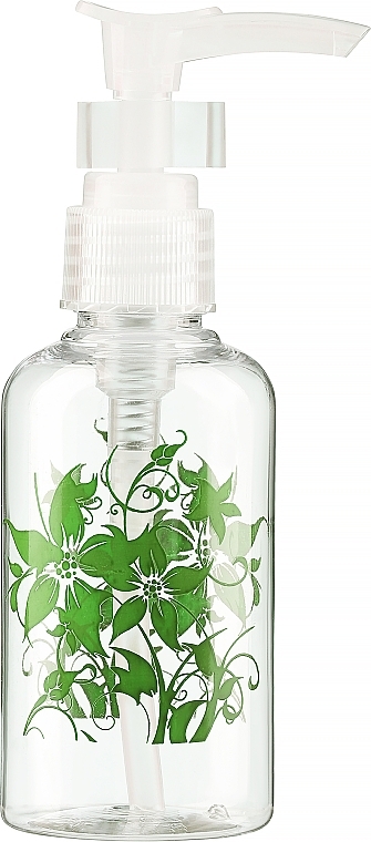 Flasche mit Spender 75 ml grüne Blumen - Top Choice — Bild N1