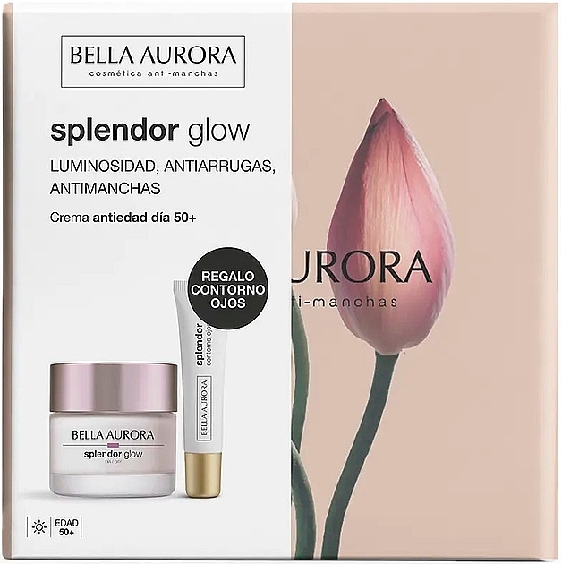 Set - Bella Aurora Splendor Glow Set (cr/50ml + eye/cr/15ml) — Bild N1