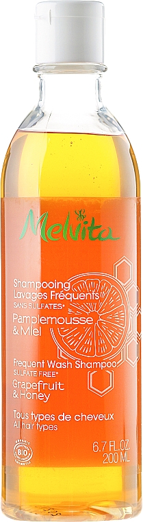 Mildes Basis-Shampoo für alle Haartypen - Melvita Hair Care Shampooing Lavages Frequents — Bild N1