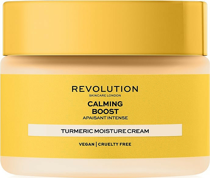 Antioxidative Gesichtscreme mit Kurkuma - Revolution Skincare Boost Calming Turmeric — Bild N1