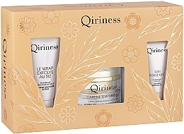 Düfte, Parfümerie und Kosmetik Gesichtspflegeset - Qiriness The Caresse Temps Sublime (Creme 50ml + Peeling 30ml + Gesichtsgel 15ml) 