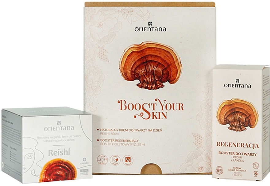 Set - Orientana Boost Your Skin (Gesichtscreme/50 ml + Gesichtsserum/30 ml) — Bild N1