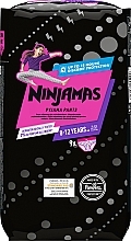 Pull Ups Windeln Ninjamas Pyjama Girl Pants, 8-12 Jahre (27-43 kg) 9 St. - Pampers — Bild N1