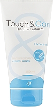 2in1 Creme-Maske für die Hände Paraffin-Fäustlinge - J'erelia Touch&Care Repairing Hand Cream-Mask Coconut Extract — Bild N1