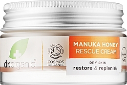 Intensiv regenerierende, feuchtigkeitsspendende und nährende Gesichts- und Körpercreme mit bioaktivem Manuka-Honig - Dr. Organic Manuka Honey Rescue Cream — Bild N2