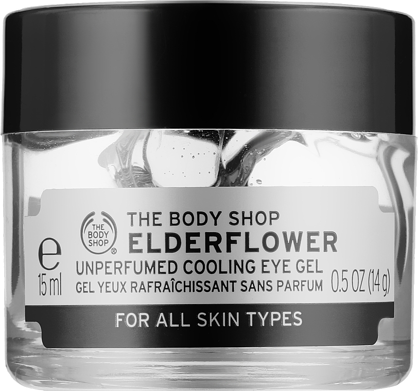 Kühlendes Augengel mit Holunderblüte für müde, geschwollene Haut - The Body Shop Elder Flower — Bild N1