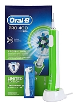 Düfte, Parfümerie und Kosmetik Elektrische Zahnbürste - Oral-B Pro 400 Cross Action Green