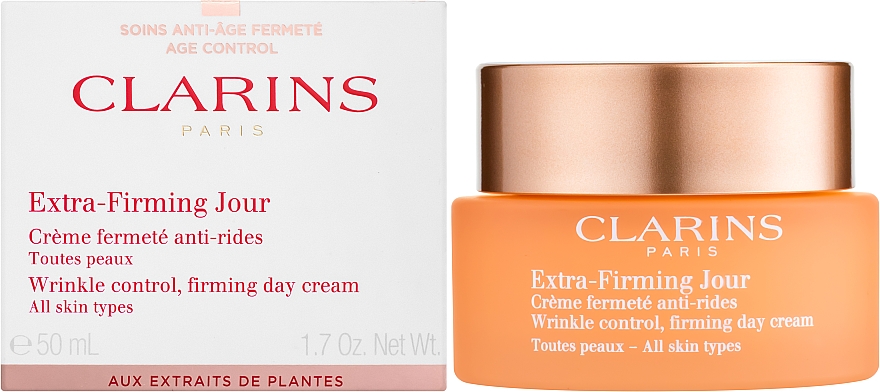 Straffende und feuchtigkeitsspendende Anti-Falten Tagescreme - Clarins Extra-Firming Day Cream — Bild N2