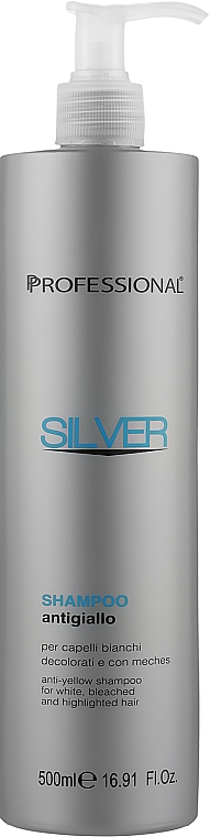 Shampoo gegen Gelbstich - Professional Silver Shampoo — Bild N1