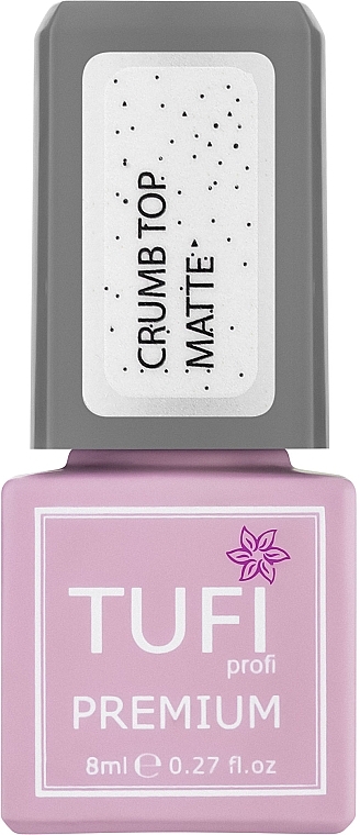 Nagelüberlack - Tufi Profi Premium Crumb Top Matte — Bild N1