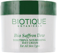 Pflegende und straffende Tagescreme für Gesicht und Körper - Biotique Bio Saffron Dew Ageless Face & Body Cream — Bild N2