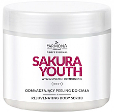 Düfte, Parfümerie und Kosmetik Verjüngendes Körperpeeling - Farmona Professional Sakura Youth Rejuvenating Body Scrub