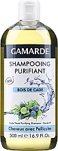 Düfte, Parfümerie und Kosmetik Anti-Shuppen Shampoo mit Pfefferminze für fettiges Haar - Gamarde Cade Wood Purifying Shampoo Dandruff