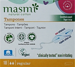 Düfte, Parfümerie und Kosmetik Tampons ohne Applikator 18 St. - Masmi Regular