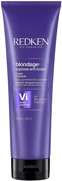 Haarmaske gegen Gelbstich - Redken Color Extend Blondage Express Anti-Brass Mask — Bild N1