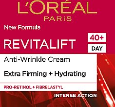 Anti-Falten Tagescreme mit Elastin - L'Oreal Paris Revitalift Anti-Wrinkle + Strongly Firming Day Cream — Bild N9