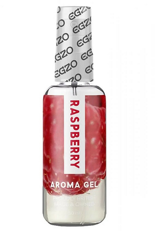 Essbares orales Gleitgel auf Wasserbasis Himbeere - Egzo Aroma Gel Raspberry — Bild N1