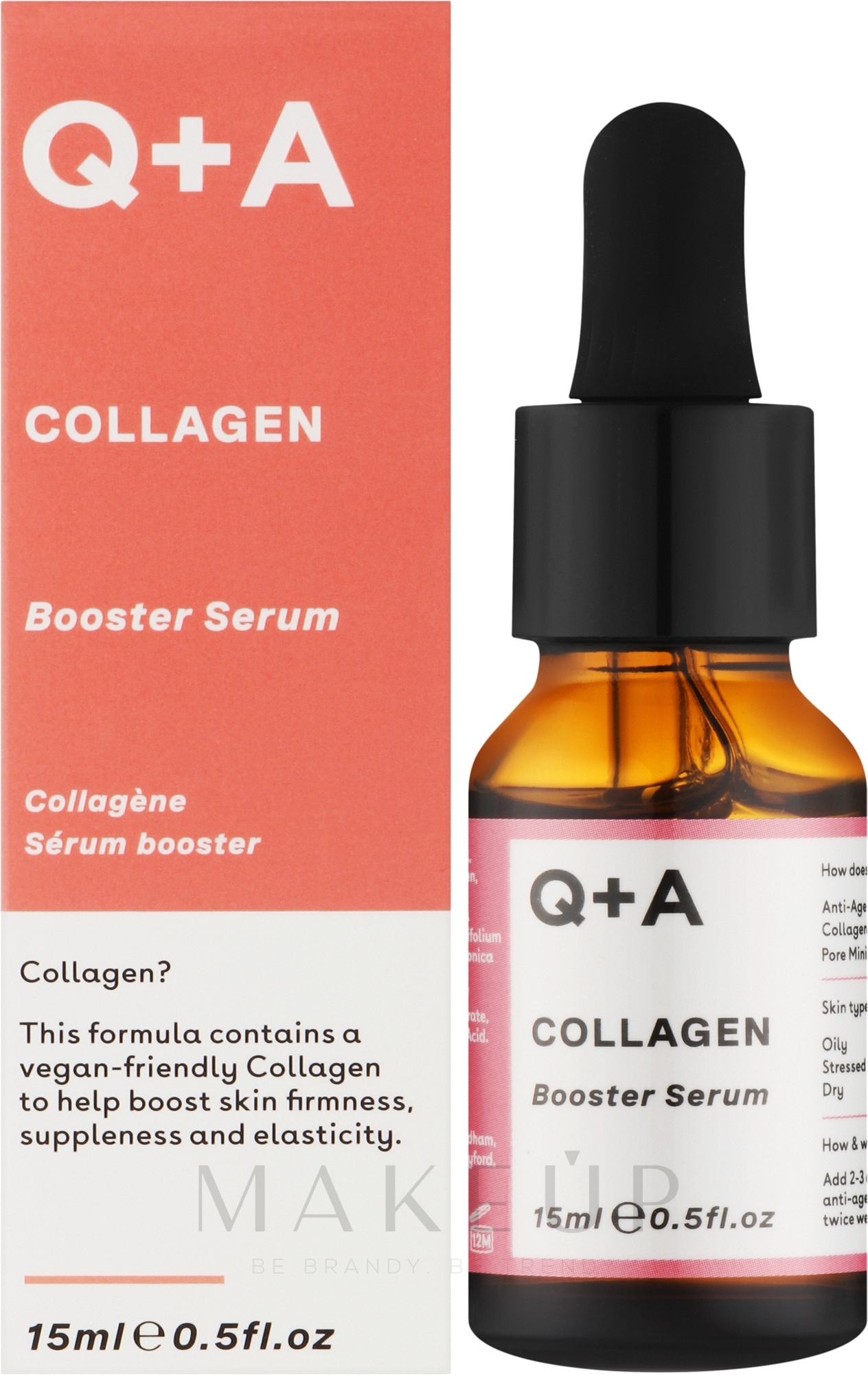 Gesichtsserum mit Kollagen - Q+A Collagen Booster Serum — Bild 15 ml